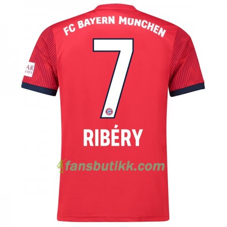 Fotballdrakt FC Bayern München Ribery 7 Hjemmetrøye 2018-2019 Kortermet